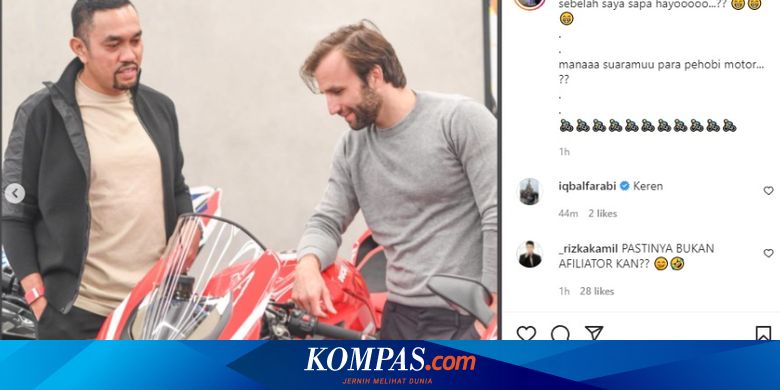 Johann Zarco Mampir ke Rumah Crazy Rich Priok, Ahmad Sahroni